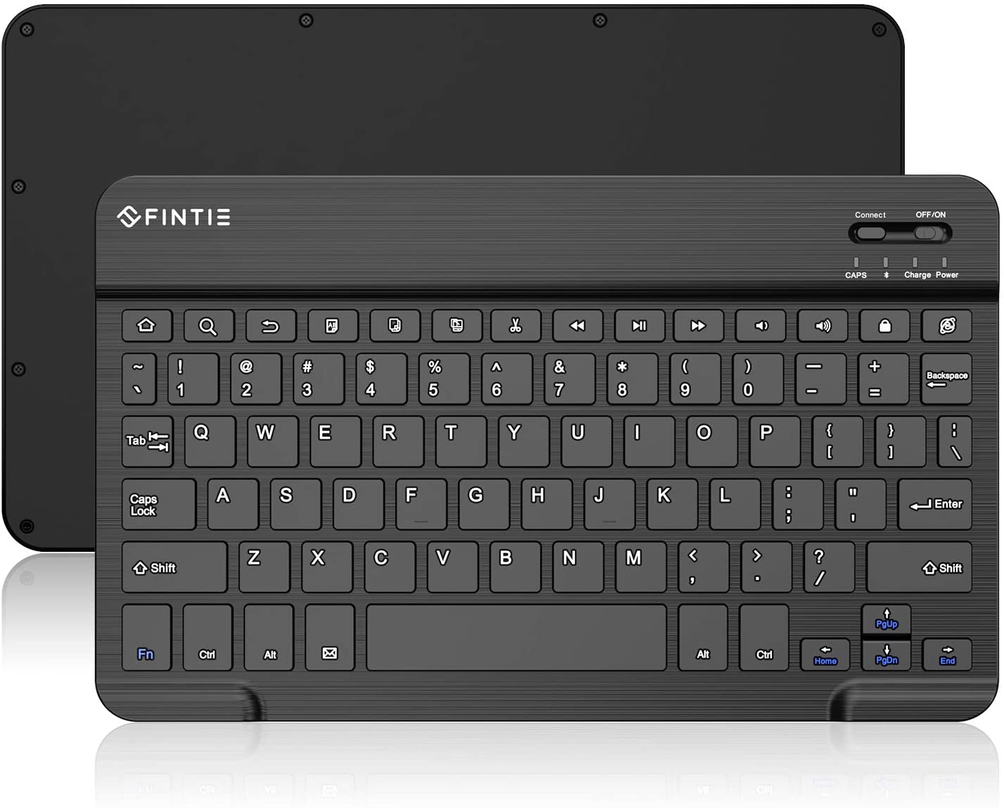Fintie 10-Inch Ultrathin (4mm) Wireless Bluetooth Keyboard for Android Tablet Samsung Galaxy Tab E/Tab A/Tab S, ASUS, Google Nexus - e4cents