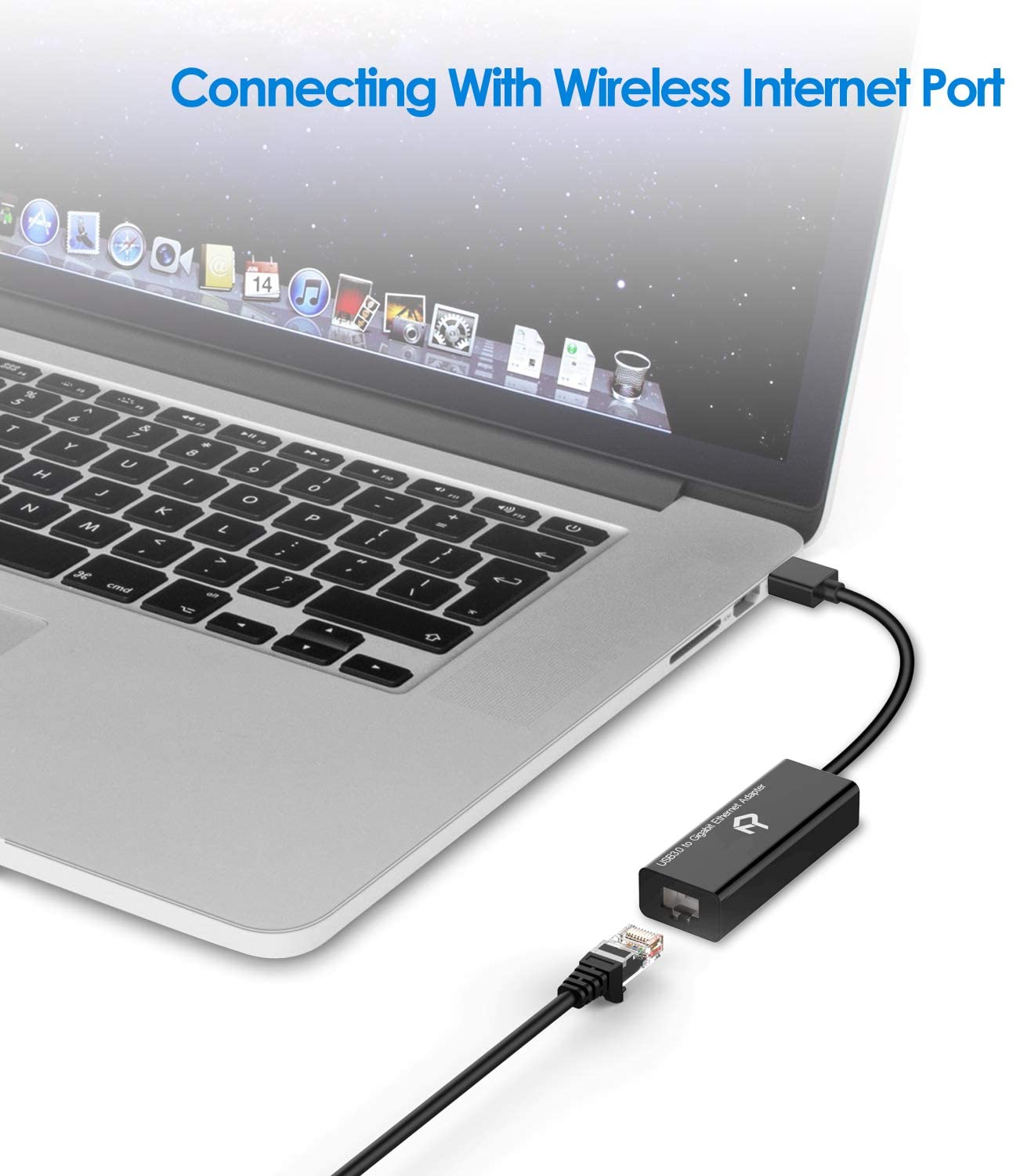 Rankie USB Network Adapter, USB 3.0 to RJ45 Gigabit Ethernet Internet Adapter - e4cents