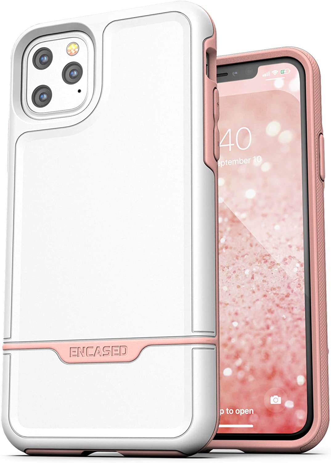Encased Heavy Duty iPhone 11 Pro Max Case off white - e4cents