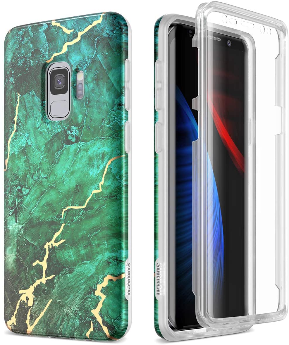 SURITCH Case for Samsung Galaxy S9 - Jade Marble - e4cents