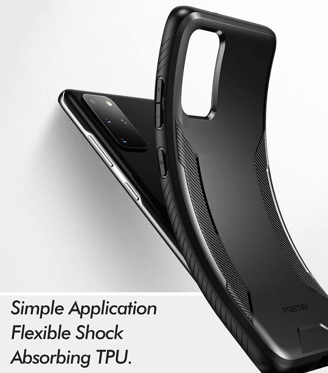Poetic Karbon Shield Series Designed for Samsung Galaxy S20 Plus/Galaxy S20+ Case. - e4cents