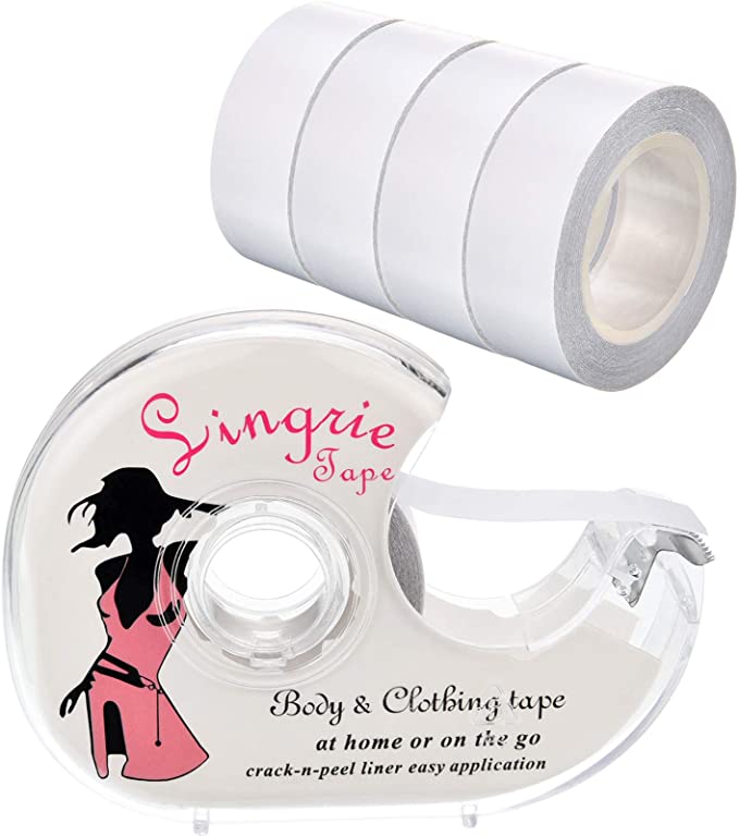 Clear Fabric Double Sided Clothing Tape. - e4cents