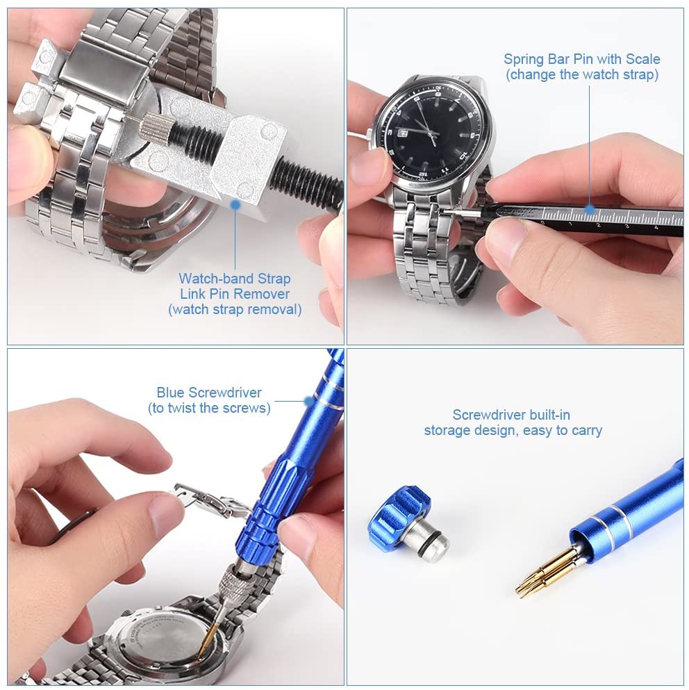 Professional Watch Repair  and Battery Replacement Tool Kit.