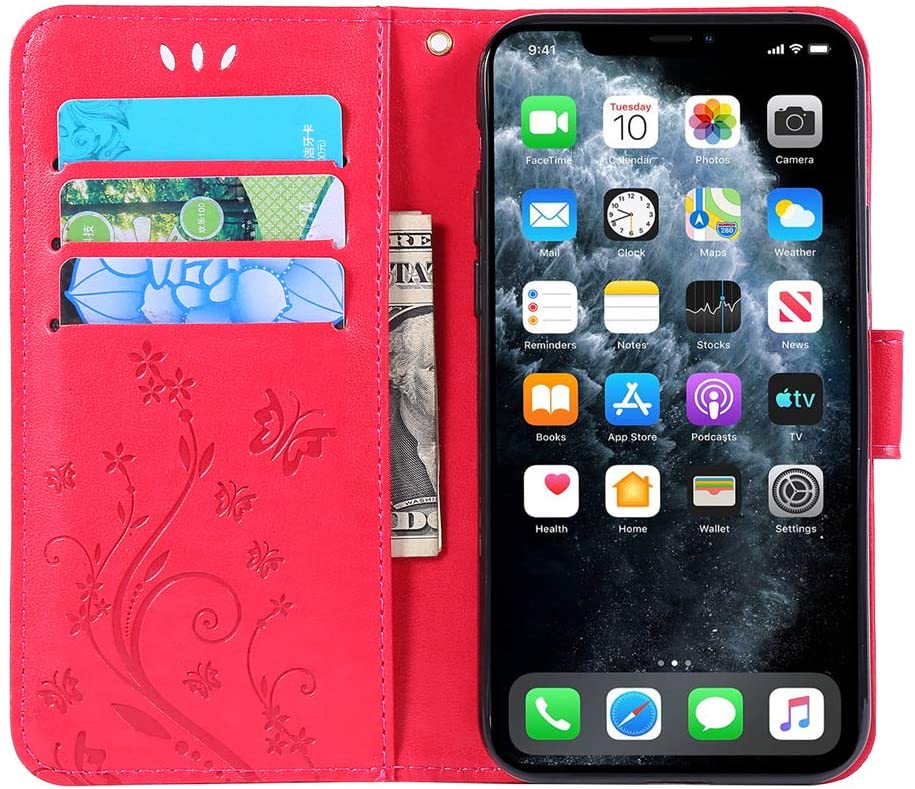 iPhone 11 Pro Wallet Case PU Leather Magnetic - e4cents