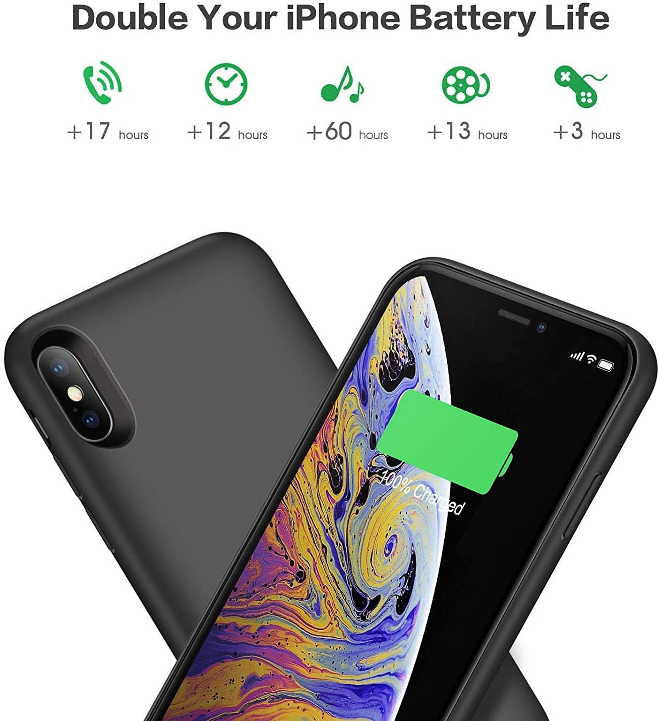 Battery Case for iPhone X/XS/10. - e4cents