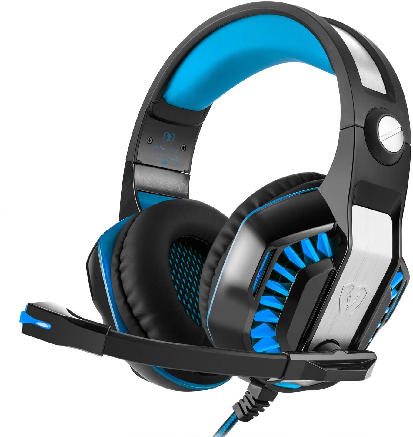 Beexcellent - Pro Gaming Headset for PC PS4 Xbox One with Mic Over-Ear Headphones. - e4cents
