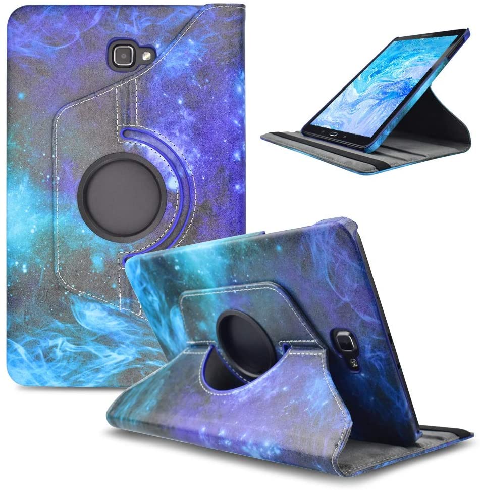 DETUOSI- 360° Degree Rotating PU Leather Case Cover for Samsung Galaxy Tab A 10.1inch 2016 Release Tablet (SM-T580/T585),Starry Sky. - e4cents