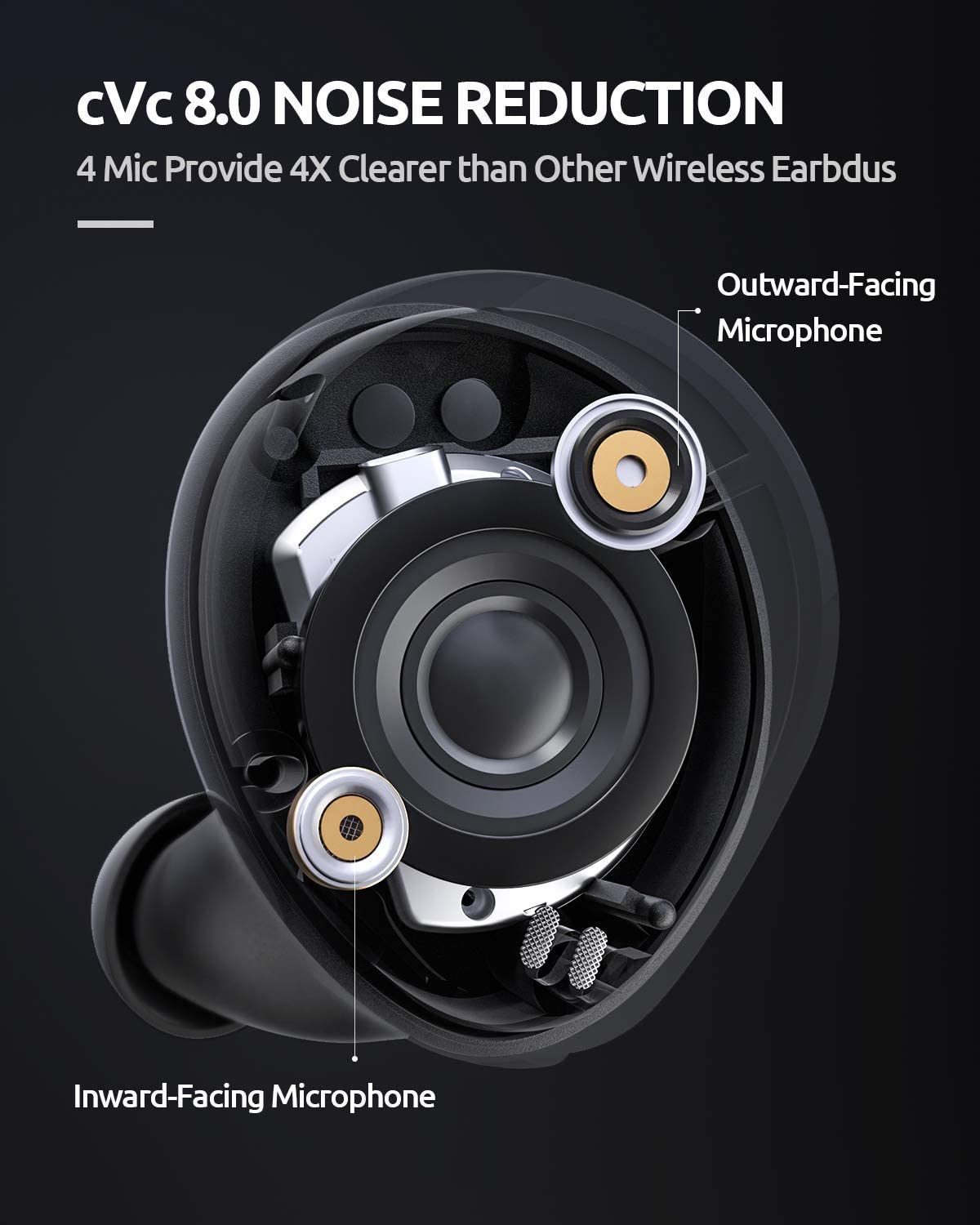 VANKYO Wireless Earbuds X180 in-Ear Bluetooth 5.0 Earphones - e4cents