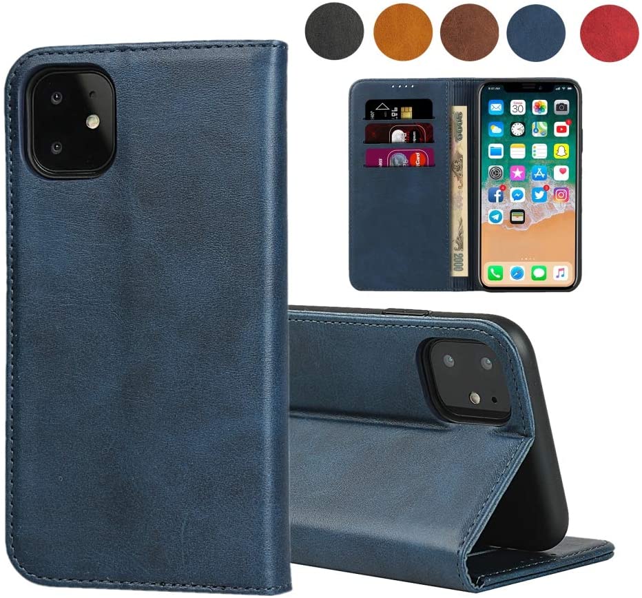 iPhone 11 pro Max Wallet Leather Case. - e4cents