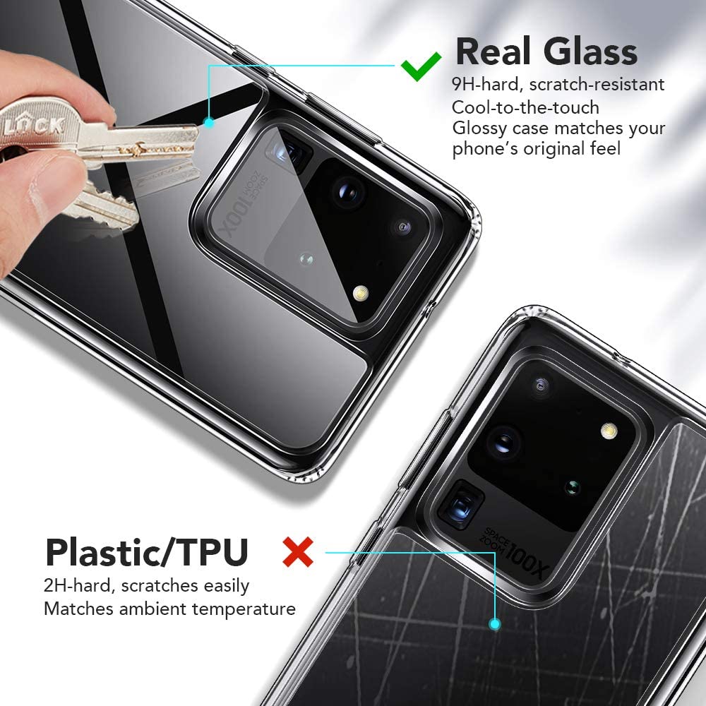 ESR Glass Case for Samsung S20 Ultra/S20 Ultra 5G – Clear - e4cents