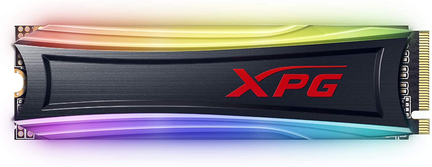 XPG S40G 256GB RGB 3D NAND PCIe Gen3x4 NVMe 1.3 M.2 2280 Internal SSD (AS40G-256GT-C)