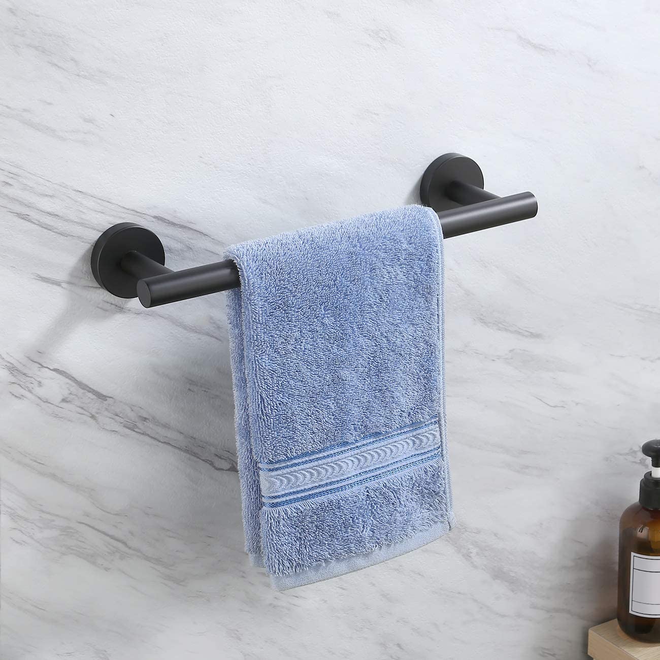 KES 12 Inches Matte Black Hand Towel Bar Bathroom Towel Holder - e4cents