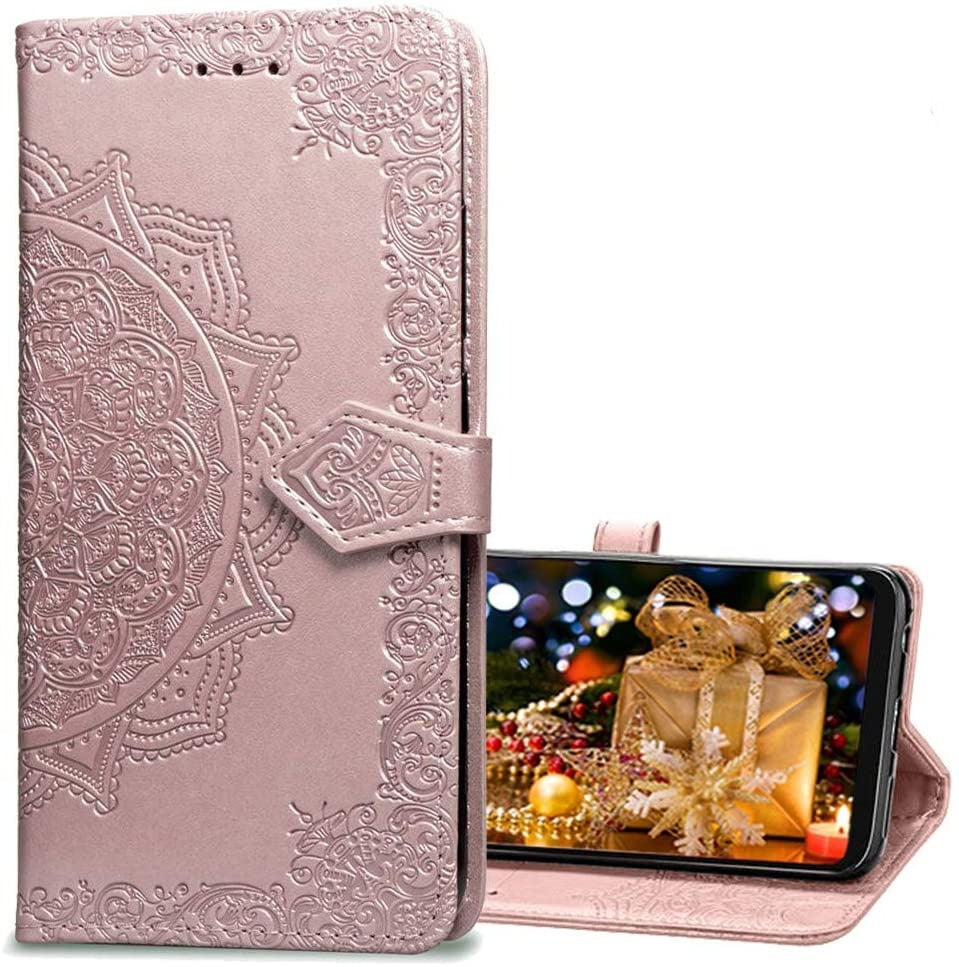 COTDINFORCA Samsung Galaxy A20 Wallet Case - Rose Gold - e4cents