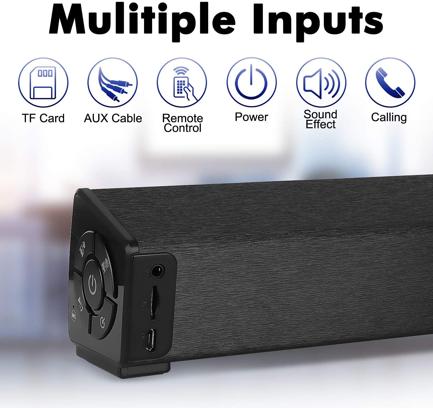 Sound bar Bluetooth Wireless, Home Theater PC Speaker Bar. - e4cents