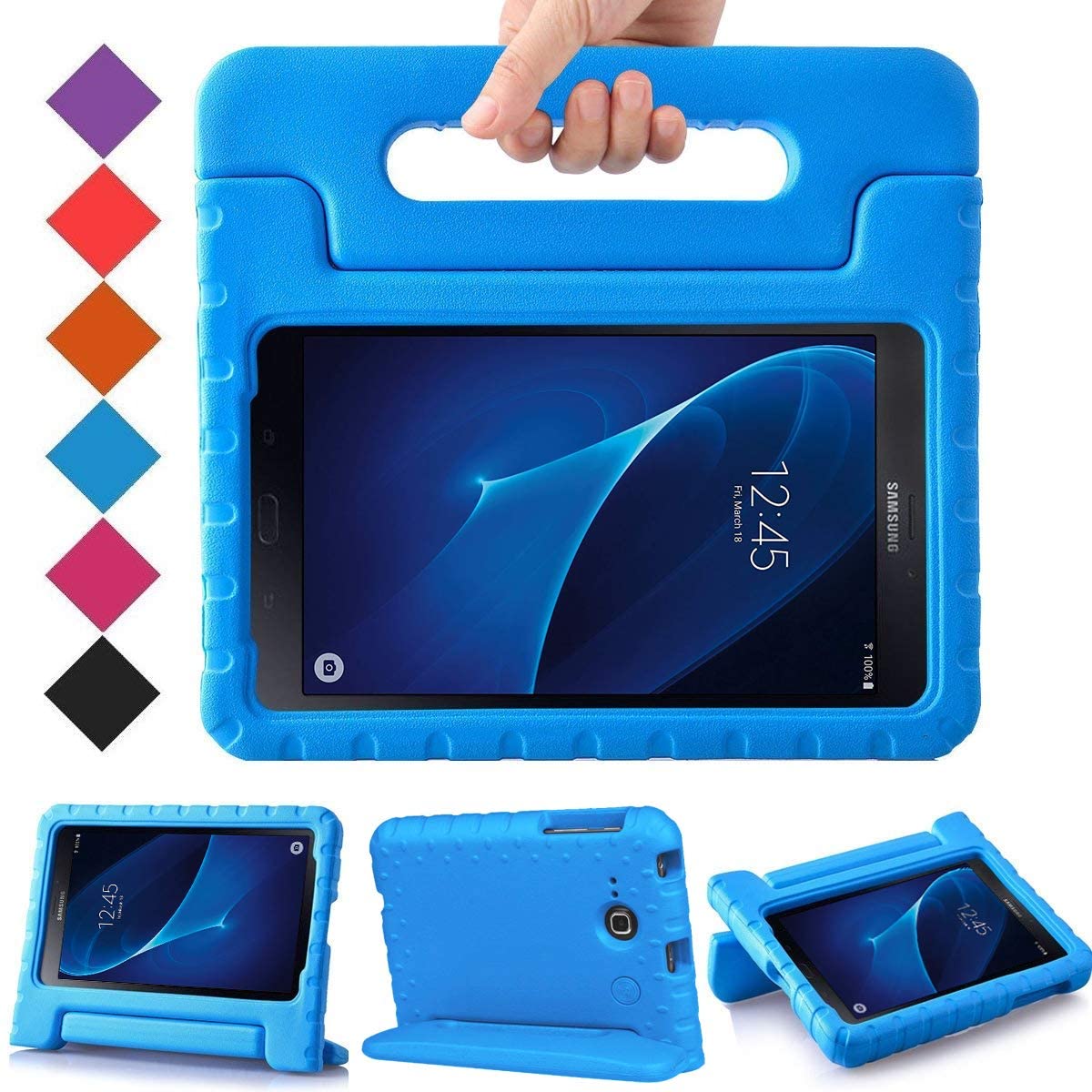 MOKO Kids Case for Samsung Galaxy Tab A 7.0 2017 Shockproof Light Weight A 7-inch Tablet - Blue - e4cents