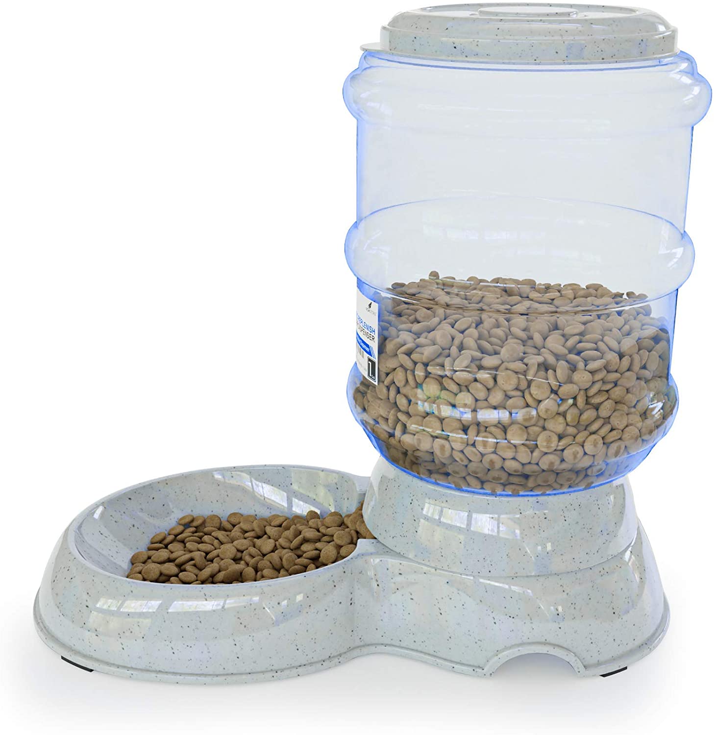 Noa Store Automatic Replenish Pet Feeder - Gravity Food Station for Dogs, Cats or Small Pets - 1 Gallon - e4cents