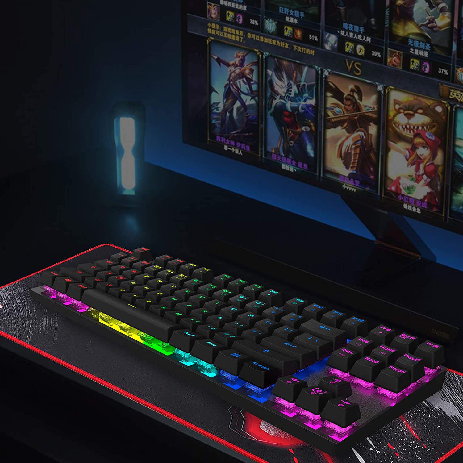 MOTOSPEED CK82 Gaming Mechanical Keyboard Customizable RGB Backlight - e4cents