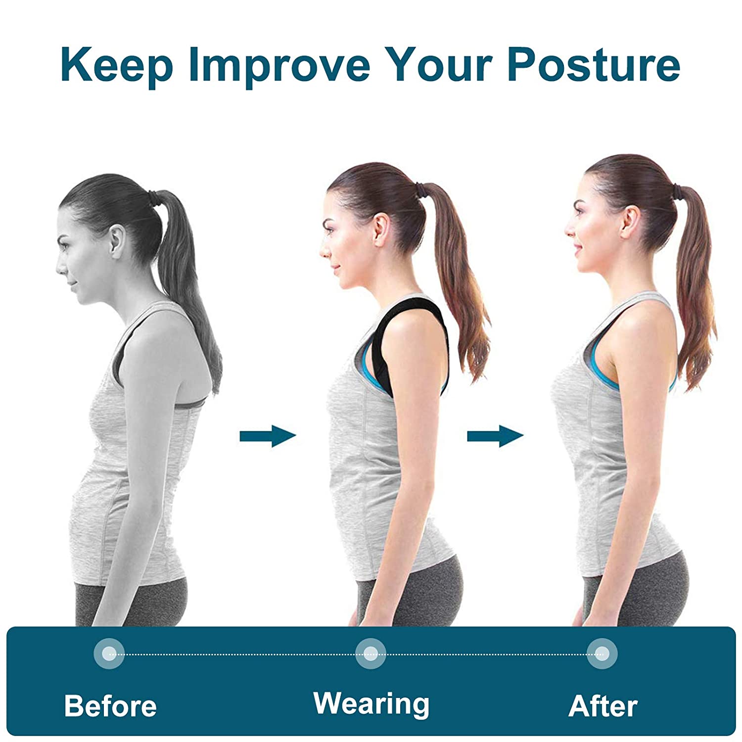 Posture Corrector Back Braces for Men & Women - e4cents