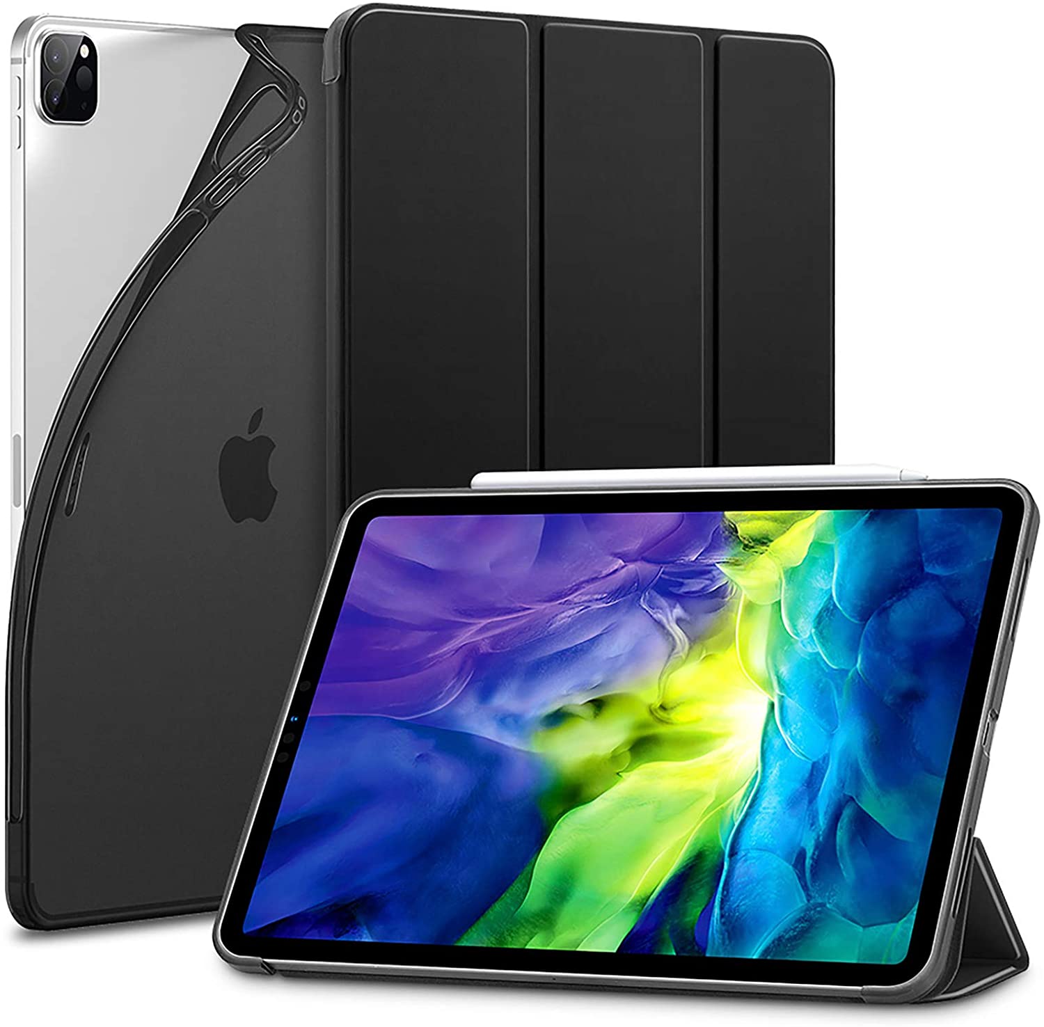 ESR for iPad Pro 11”2020 Case, Rebound Slim Smart Case with Auto Sleep/Wake, Viewing/Typing Stand Mode- BLACK. - e4cents