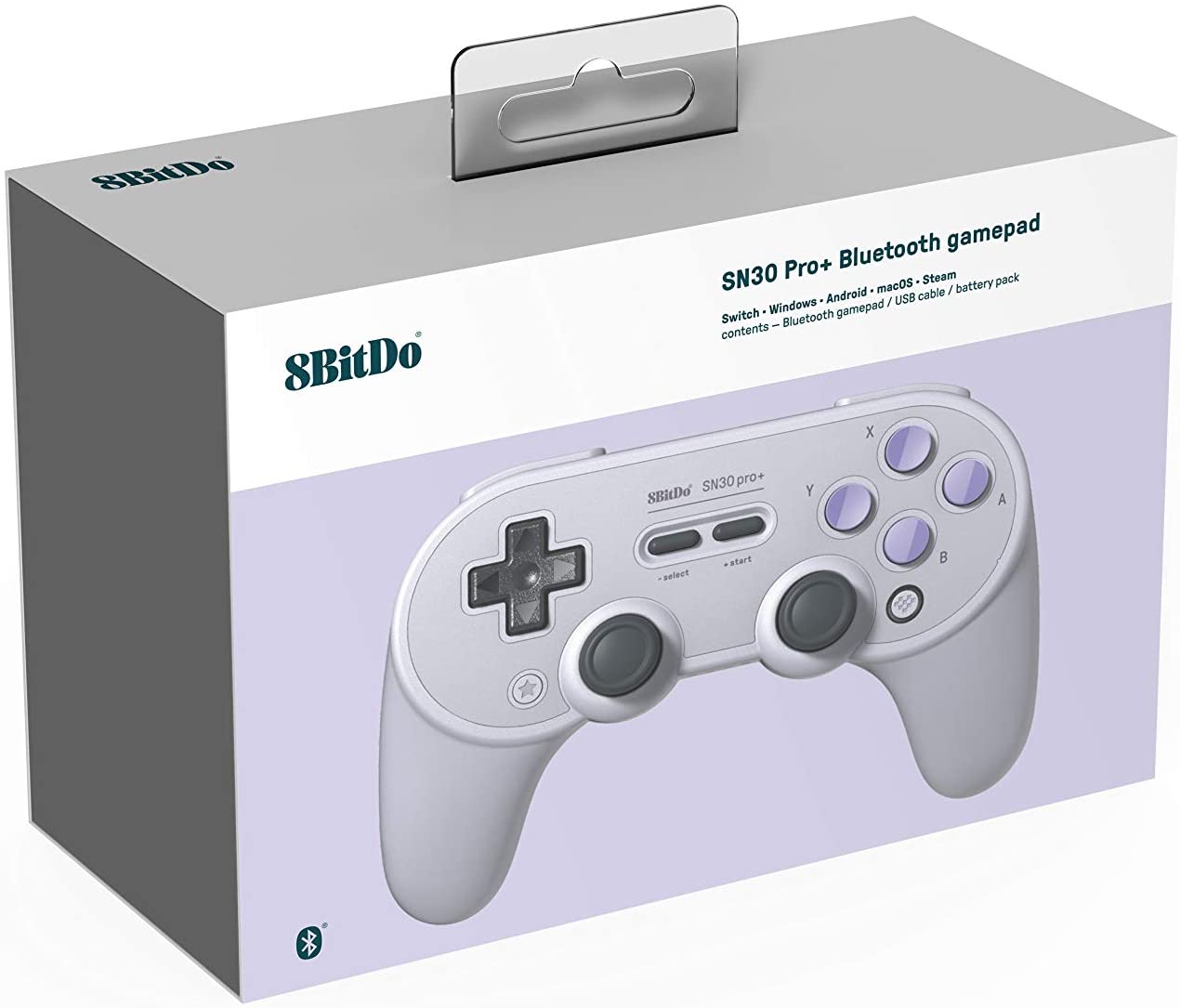 8Bitdo Sn30 Pro+ Bluetooth Gamepad for Switch, PC, macOS, Android, Steam and Raspberry Pi (SN Edition) - e4cents