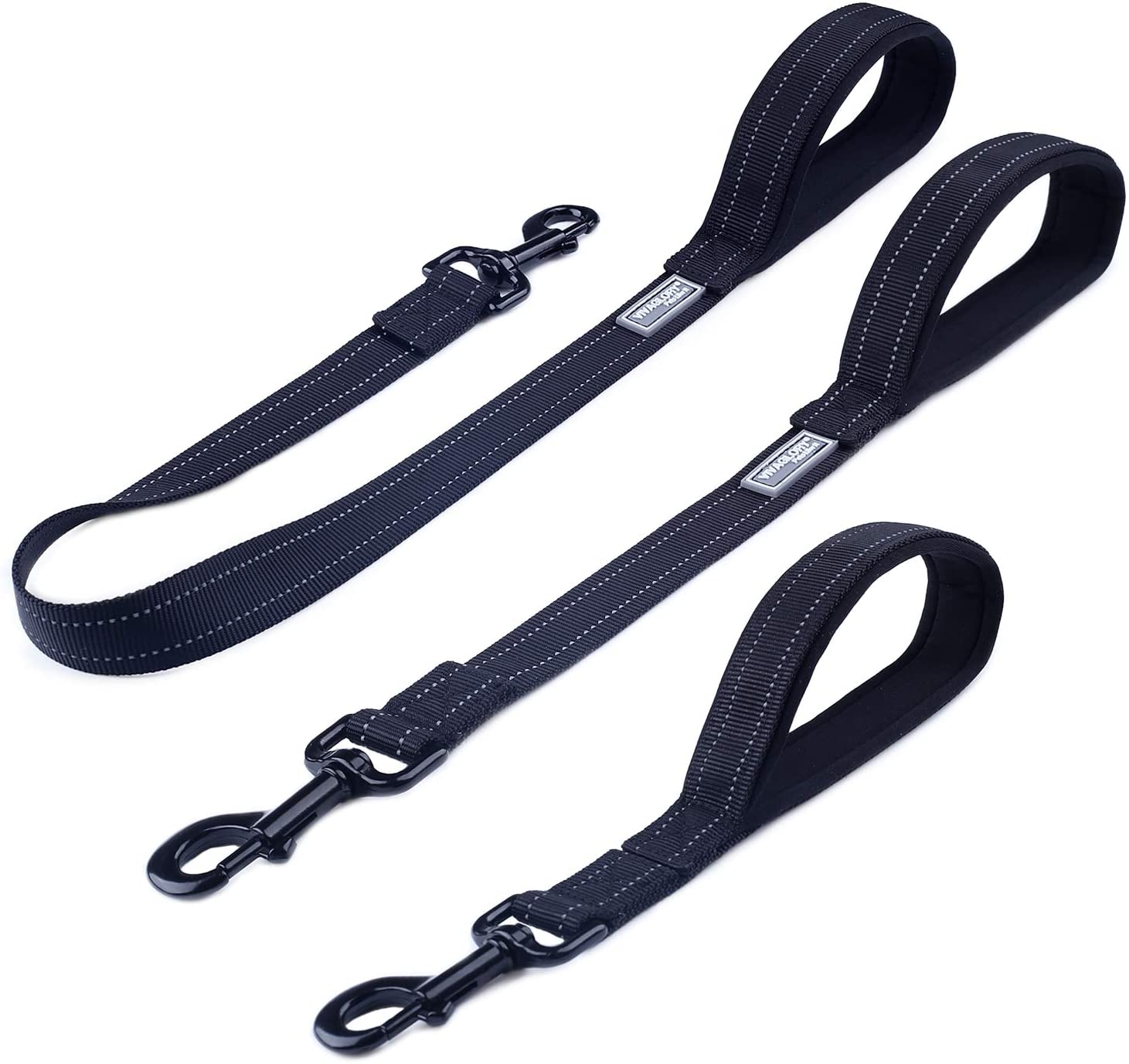 VIVAGLORY Short Dog Leash with Padded Handle  - 12 inch - e4cents