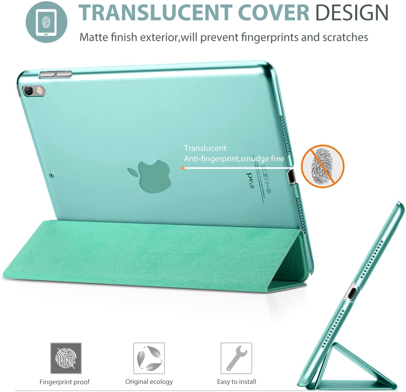 FREE - ProCase iPad 10.2 Case 2020 iPad 8th Gen / 2019 7th Generation Case, Slim Stand Hard Back Shell Protective Smart Cover - e4cents
