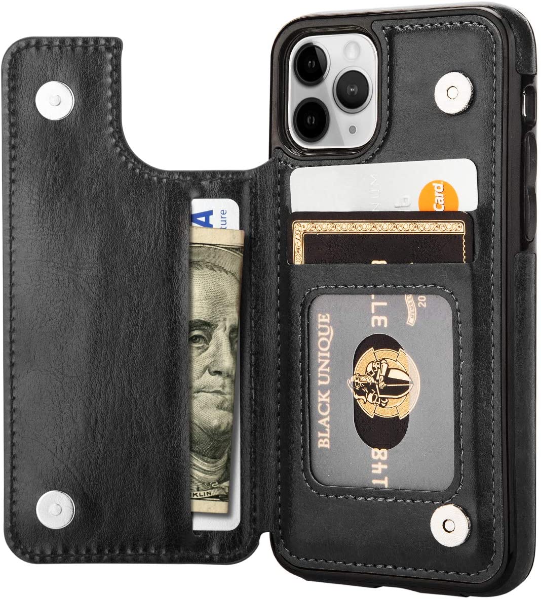 iPhone 11 Pro Max Wallet Case with Card Holder - e4cents