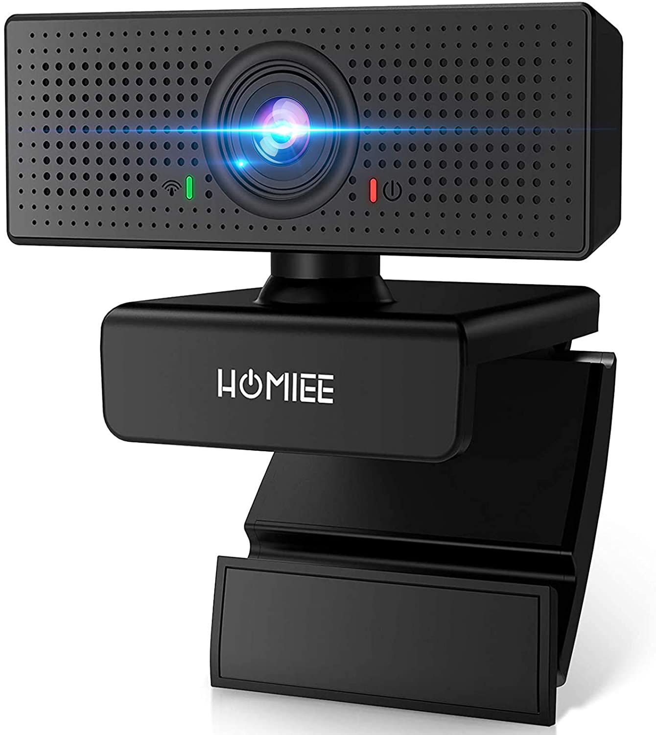 1080P Webcam, Noise Reduction Microphone & Light Correction Web Cam - e4cents