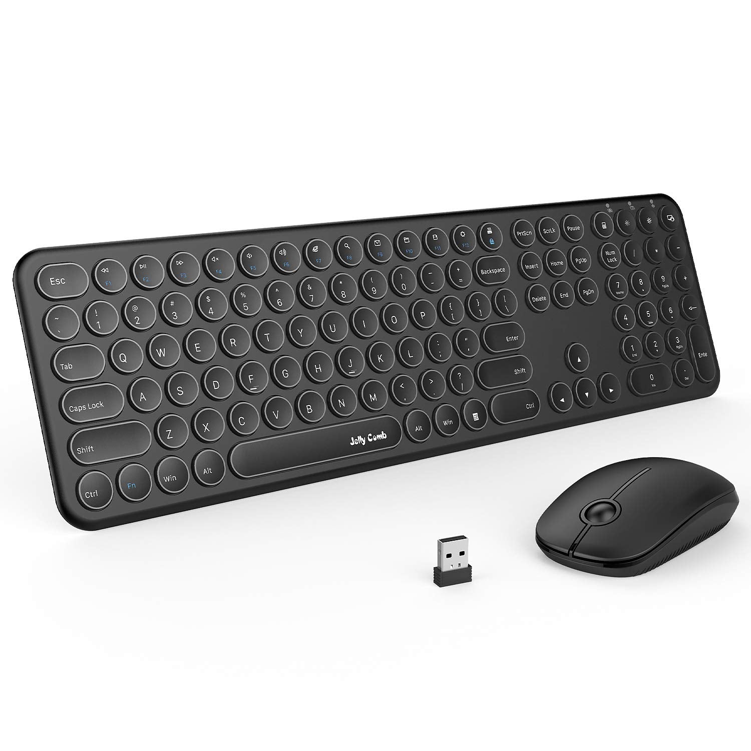 Jelly Comb 2.4GHz Full-Size Compact Wireless Mouse Keyboard. (LNC)