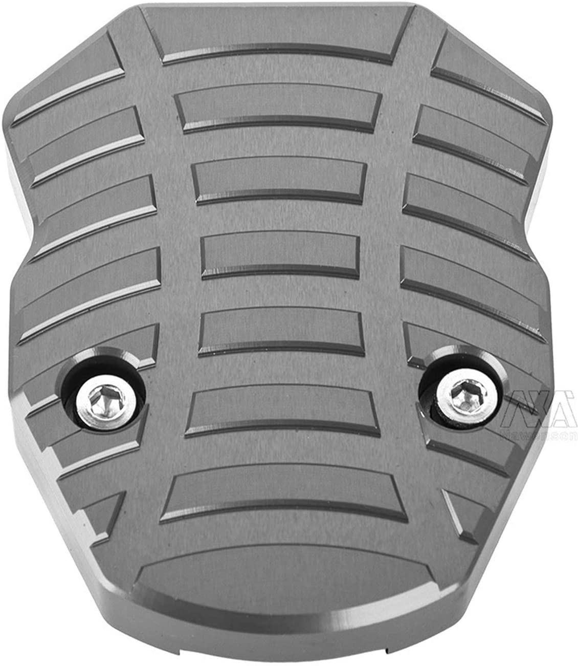Motorcycle Sidestand Foot Enlarger Kickstand Extension Pad Plate . (Gray).