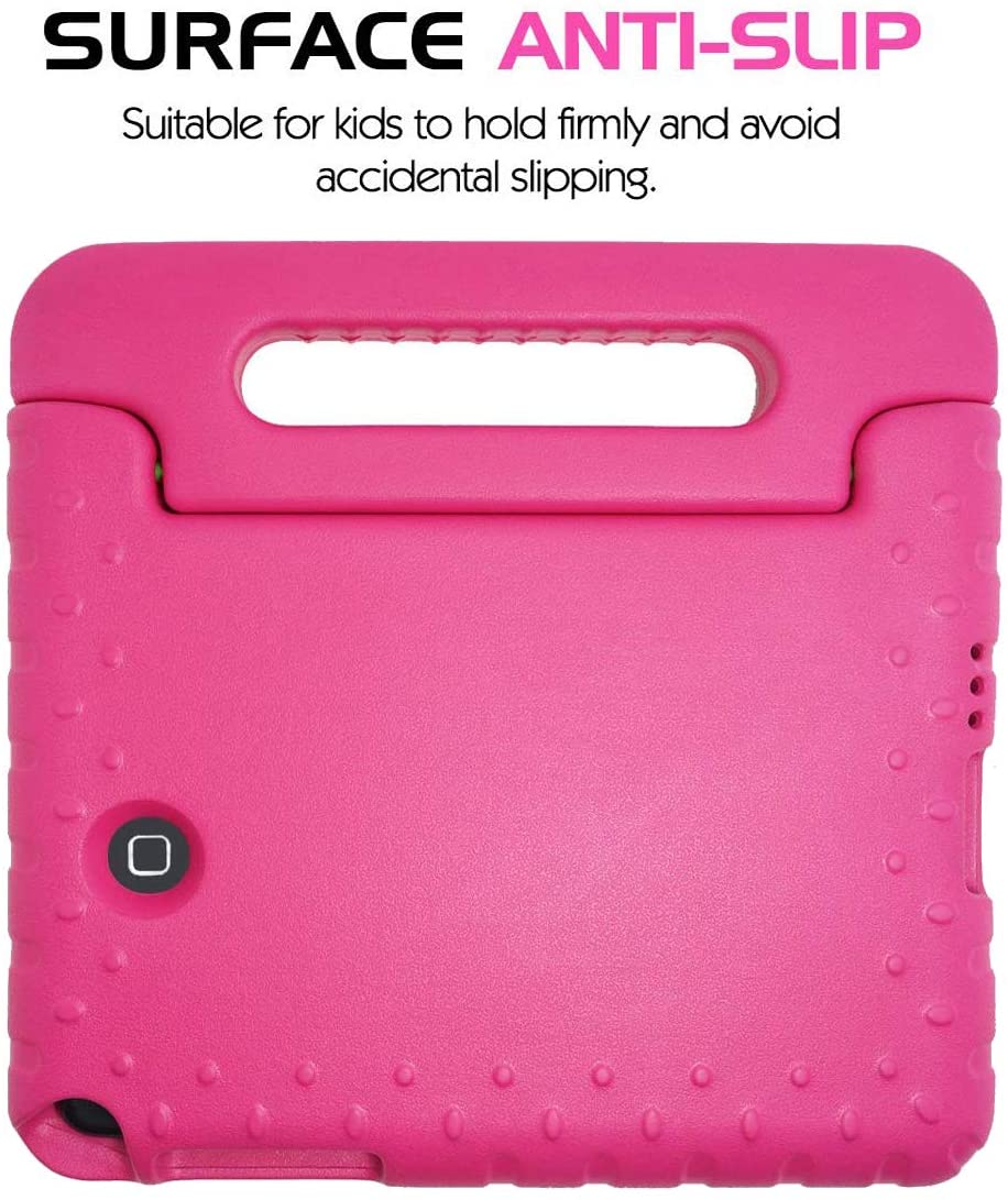BMOUO ShockProof EVA Handle Stand Kids Case for Samsung Galaxy Tab A 8.0 - Rose - e4cents