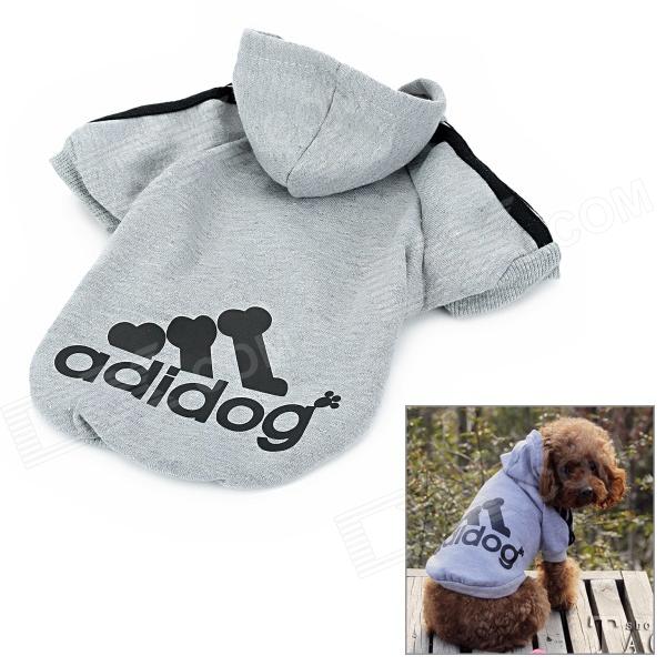 Adidog Pet Puppy Dog Cat Coat Clothes Hoodie Sweater Costumes (Large size dog) - e4cents