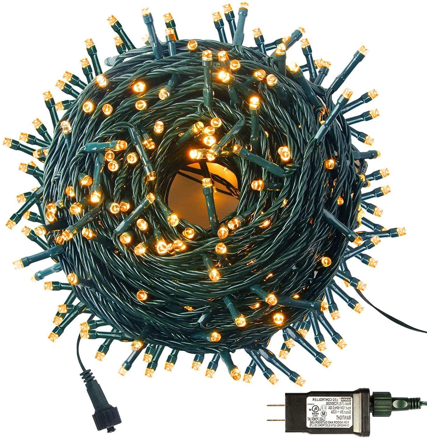 MZD8391 105FT 300LEDs Christmas Lights Outdoor Indoor String Lights. - e4cents