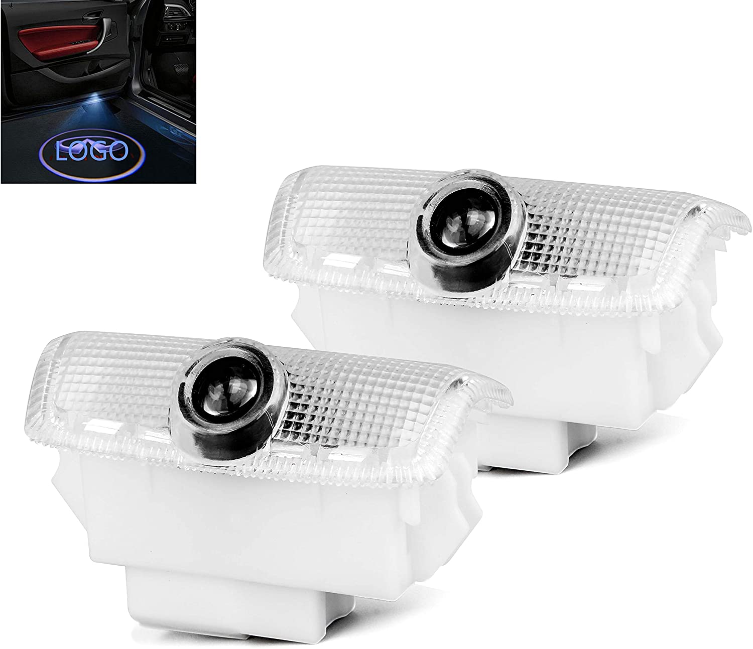 Car Door LED Logo Projector Lighting Courtesy Shadow Light Ghost Welcome Lamp for Infiniti . - e4cents