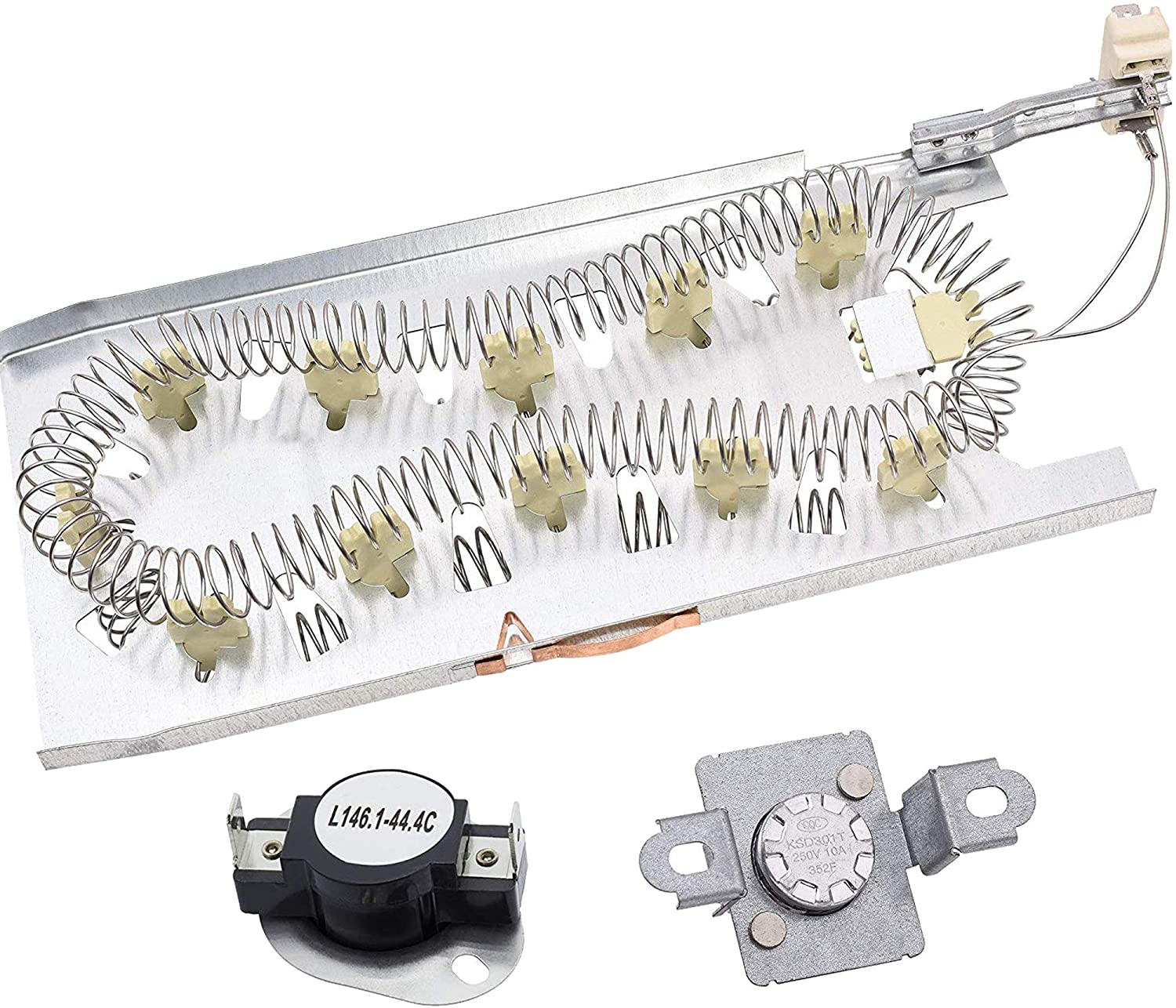 3387747 & 279973 Dryer Heating Element With Dryer Thermal Cut-off Fuse Kit.  (LNC)