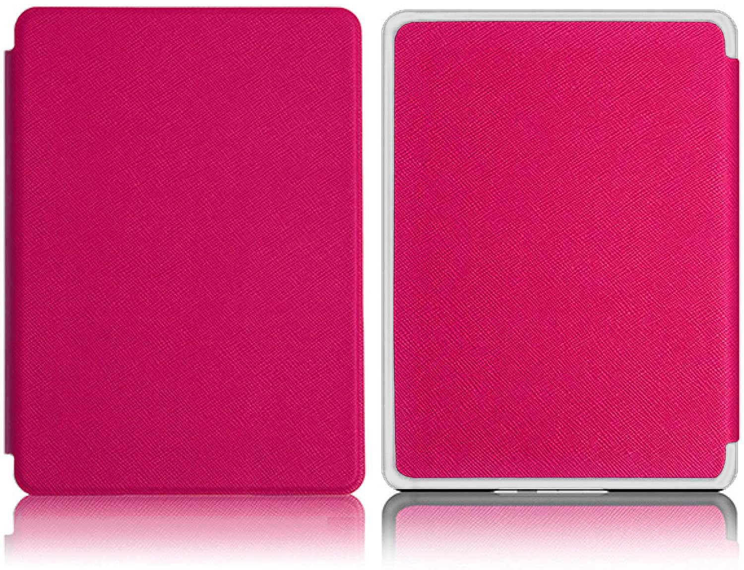 Moko case for 2014 kindle 7 Ultra Slim Cover for Kindle Touch Auto Sleep Wake Protective Shell Leather- MAGENTA - e4cents