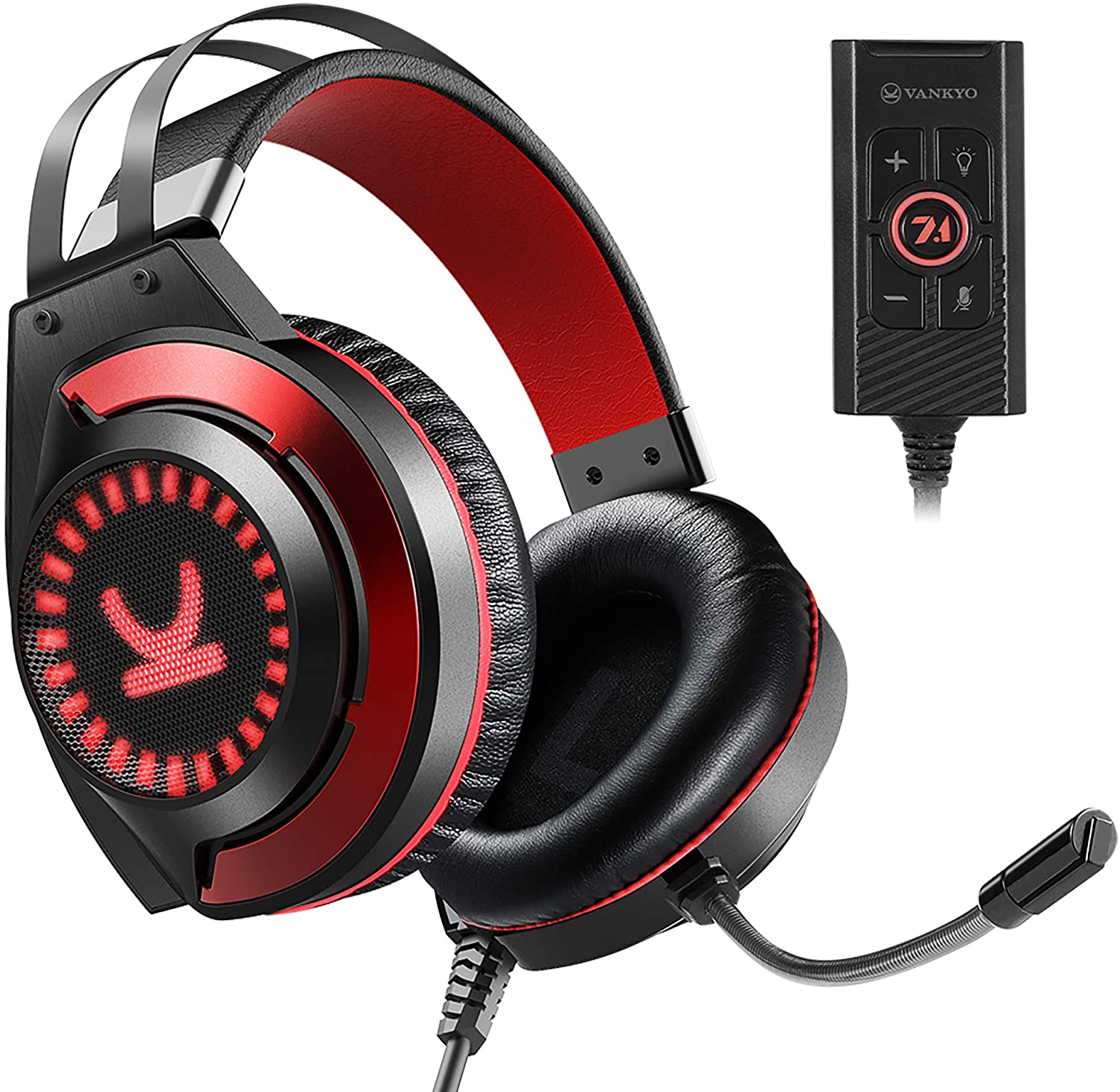 Commander  CM7000 Pro PS4 Headset with 7.1 Surround Sound Stereo Xbox One Headset - e4cents