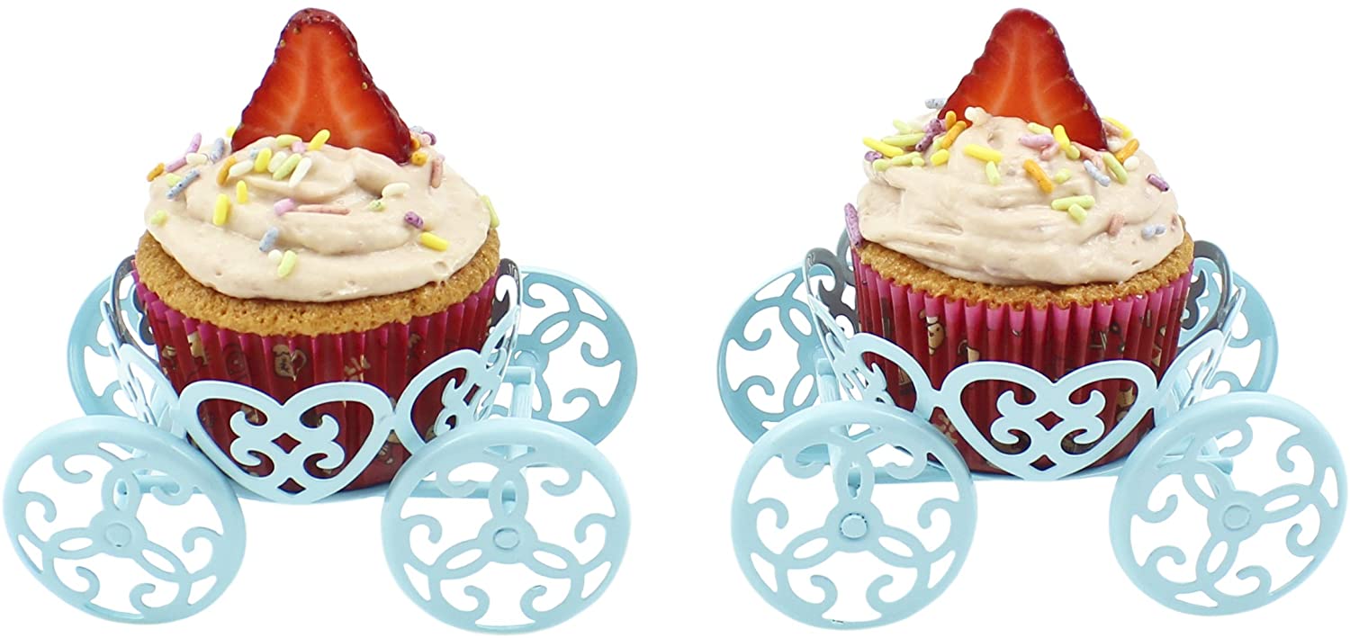 FREE - Princess Carriage Cupcake Stand Holder Display - 2 Pack - e4cents