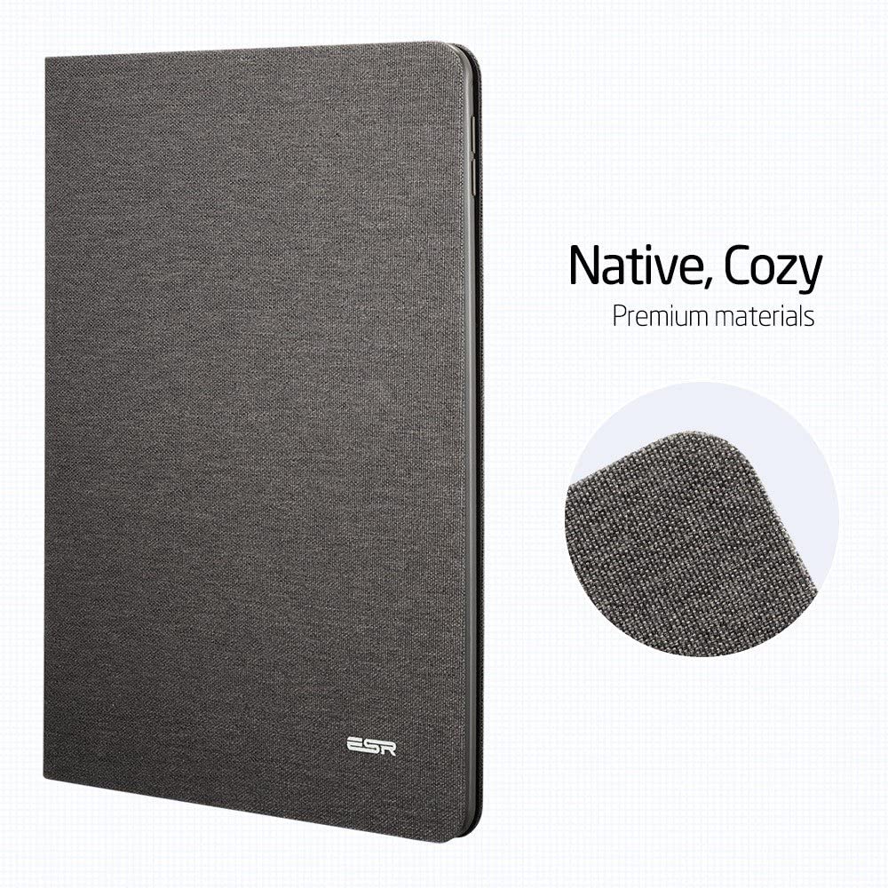 iPad Air 2 Case, ESR iPad Air 2 Smart Case Cover PU Leather  - (Twilight Gray). - e4cents