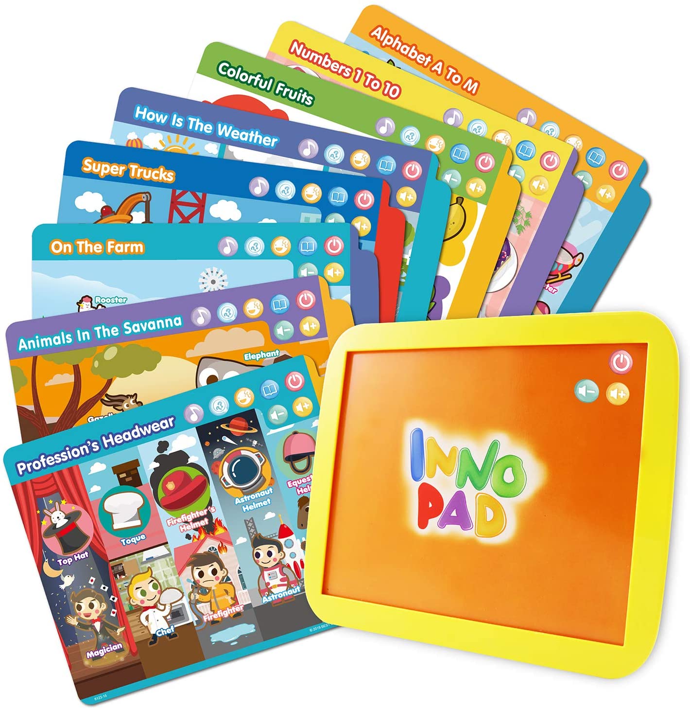 BEST LEARNING INNO PAD Smart Fun Lessons - for Toddlers Ages 2 to 5 Years Old - e4cents