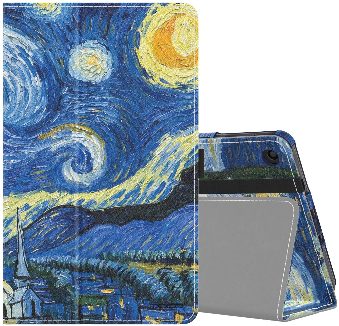 MoKo Case Fits Kindle Fire 7 Tablet (9th Generation, 2019 Release), -  Starry Night - e4cents