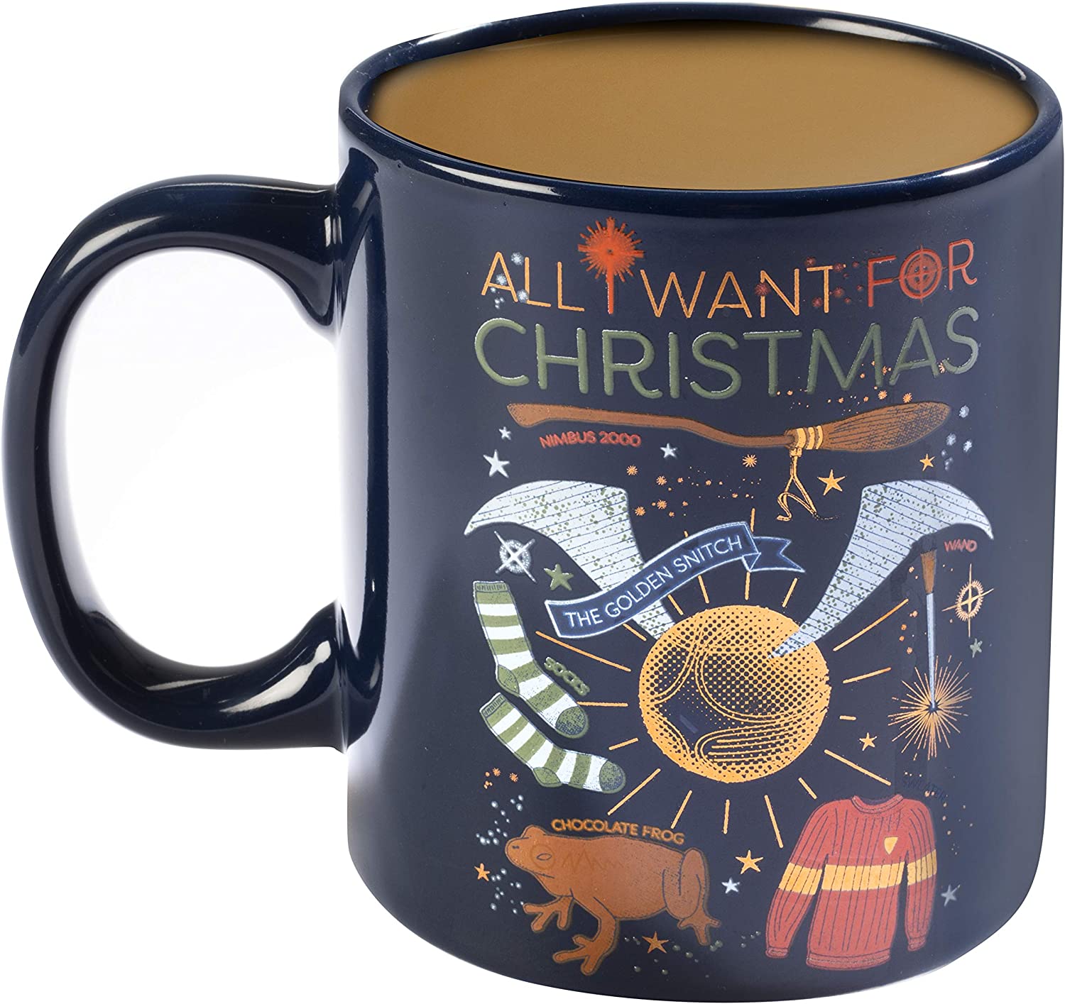 Harry Potter Coffee Mug, 11oz - All I Want for Christmas. (LNC)