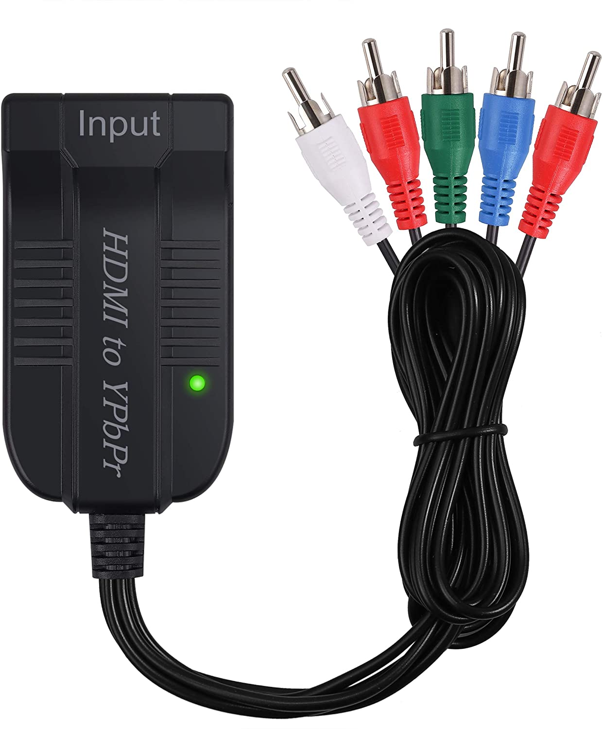 LiNKFOR HDMI to Component Converter Scaler 1080P with 60cm YPbPr Cable HDMI to YPbPr Converter.