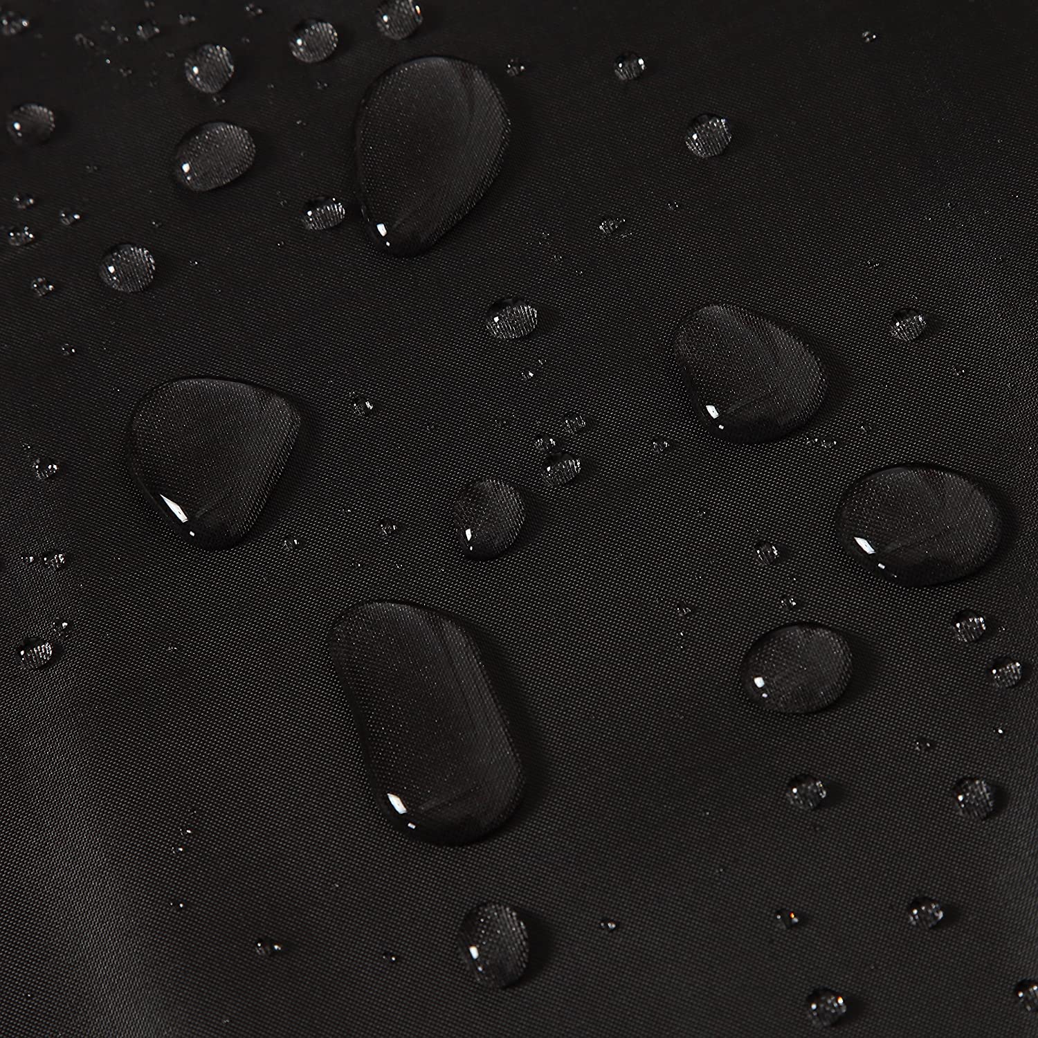 Yuunity Mildew Resistant Polyester Fabric Shower Curtain  - black - e4cents