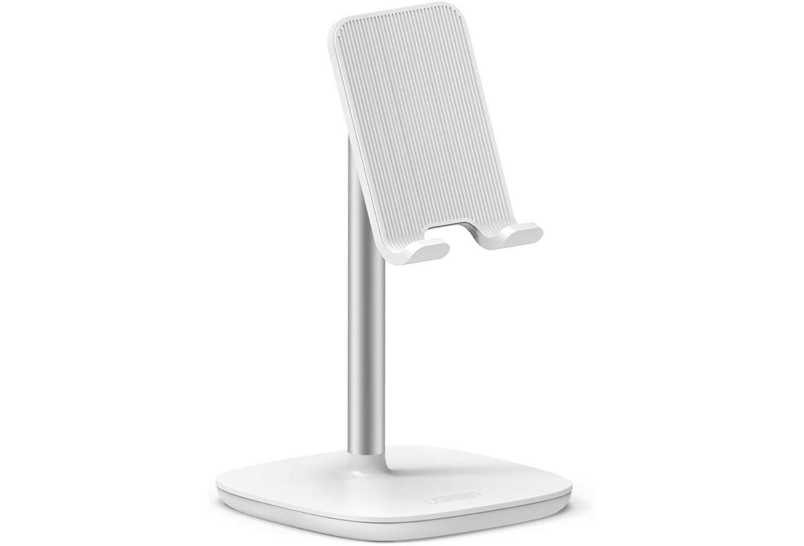Cellphone Stand Office Adjustable Mobile Phone Holder - White.