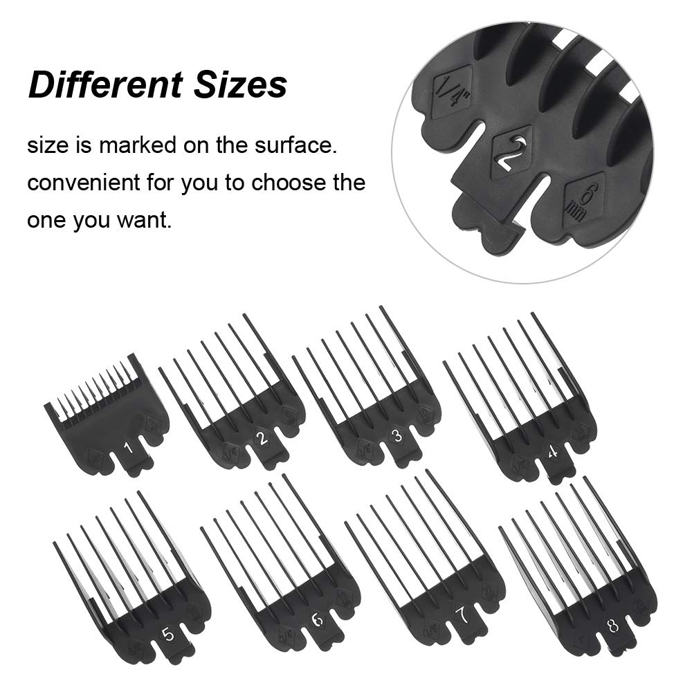 Different Sizes Washable Attachment Guide Comb