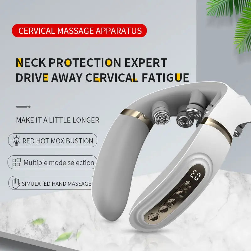 Hot moxibustion warm portable neck and shoulder relaxer massager - NC