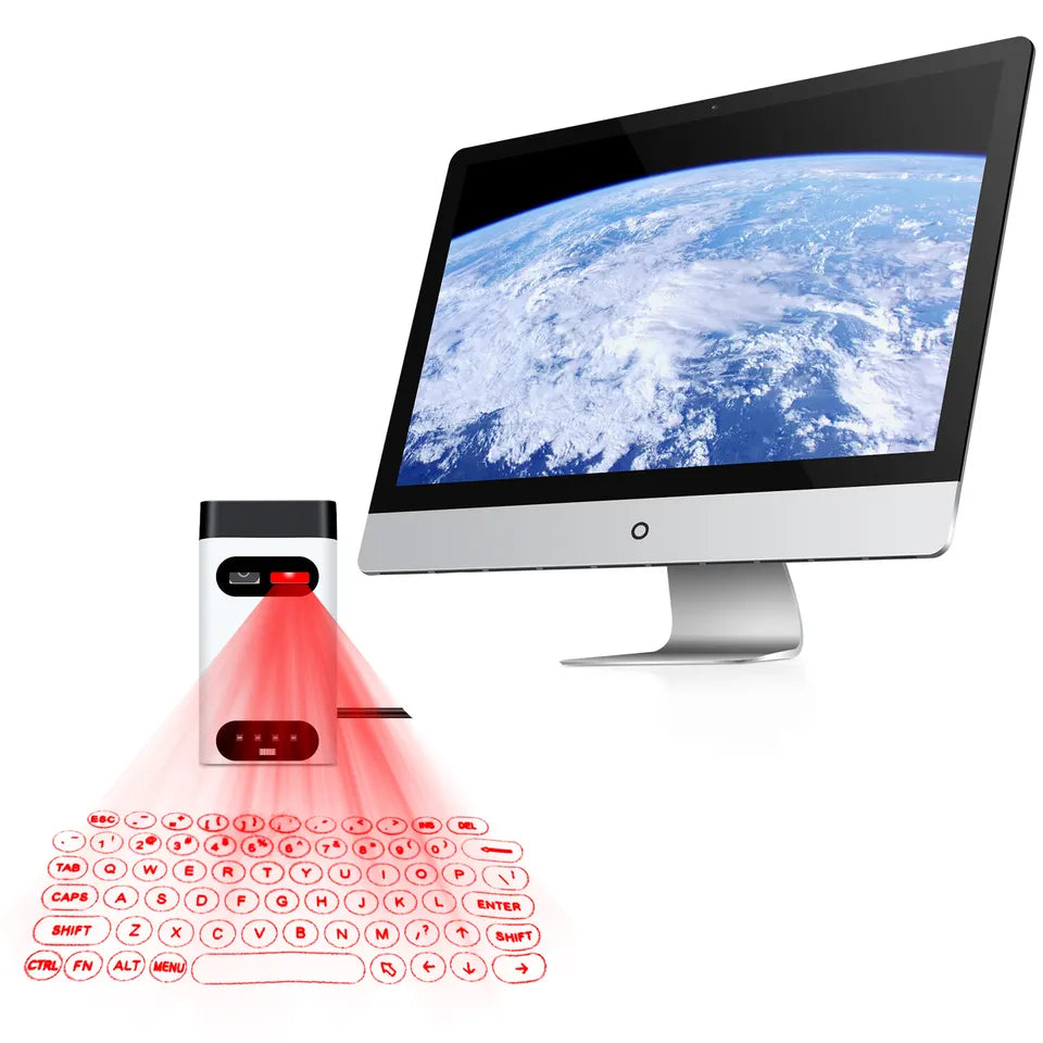 Revolutionize Your Typing with the Projected Bluetooth Keyboard - Portable, Responsive and Multi-functional. (NC)