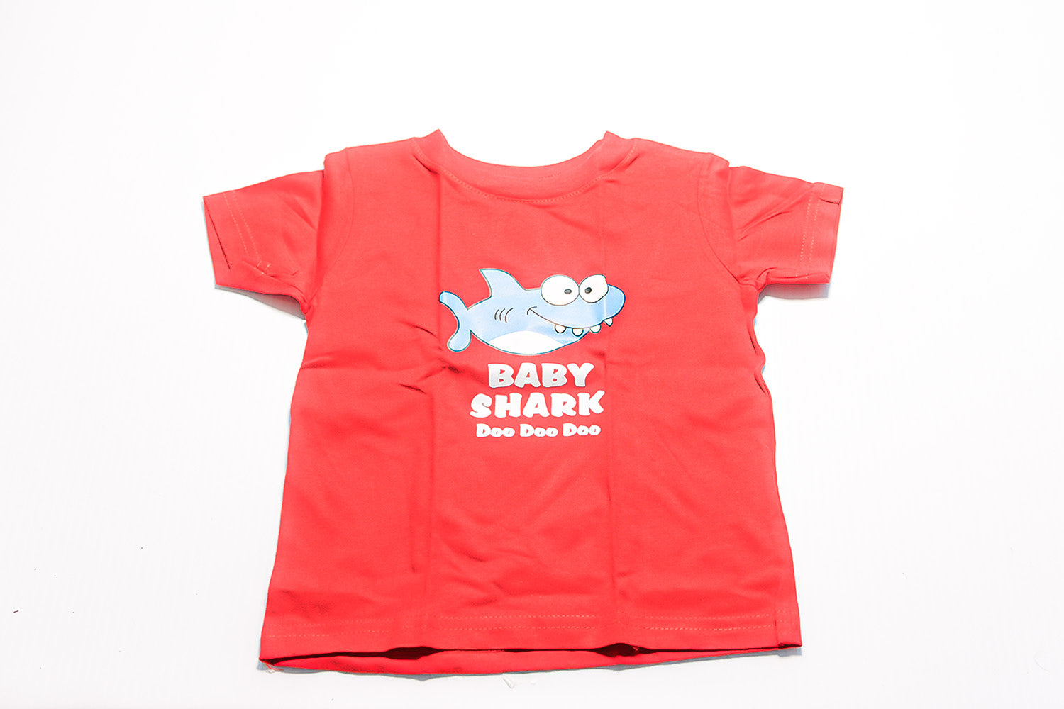 Red Baby Shark Doo Doo Doo T shirt. - e4cents