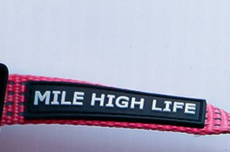 Mile High Life Night Dog Collar (Medium Neck 13"-17" -40 lb) - e4cents